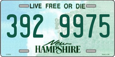 NH license plate 3929975