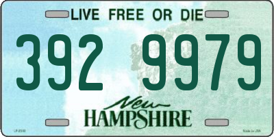 NH license plate 3929979