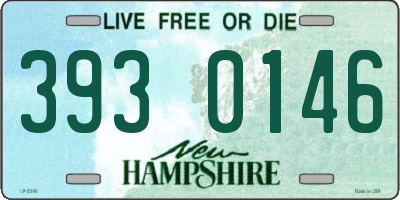 NH license plate 3930146