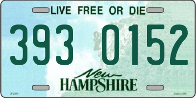 NH license plate 3930152