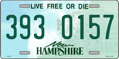 NH license plate 3930157