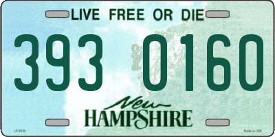 NH license plate 3930160