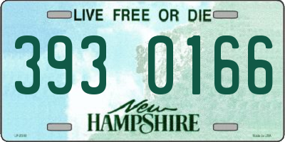 NH license plate 3930166