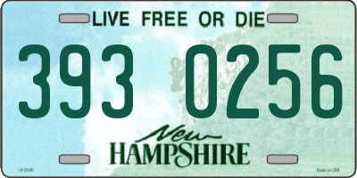 NH license plate 3930256