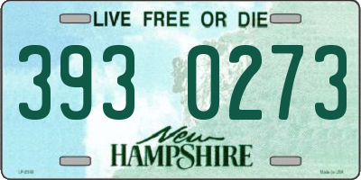 NH license plate 3930273