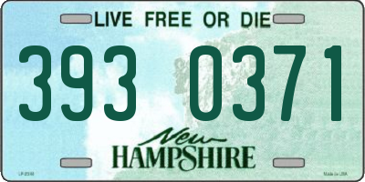 NH license plate 3930371