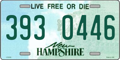 NH license plate 3930446
