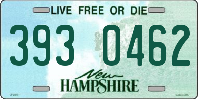NH license plate 3930462