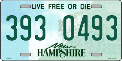 NH license plate 3930493