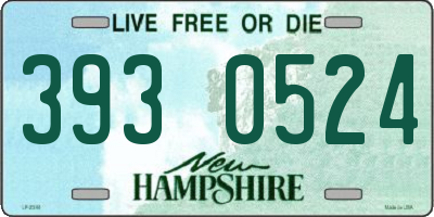 NH license plate 3930524