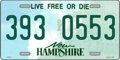NH license plate 3930553