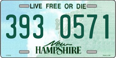 NH license plate 3930571