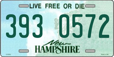 NH license plate 3930572