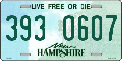 NH license plate 3930607