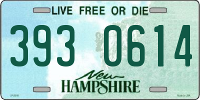 NH license plate 3930614