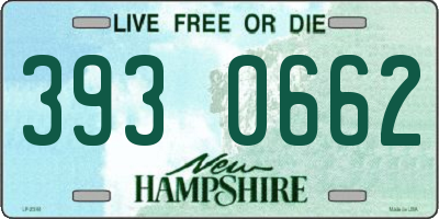 NH license plate 3930662