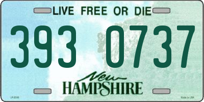NH license plate 3930737