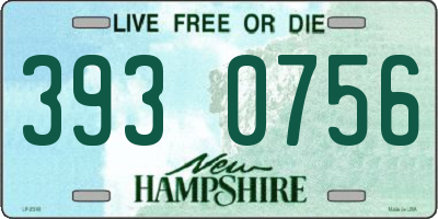 NH license plate 3930756