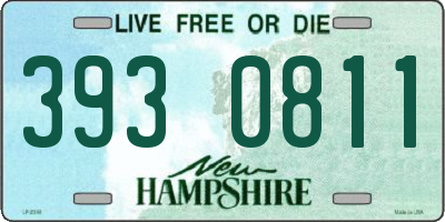 NH license plate 3930811