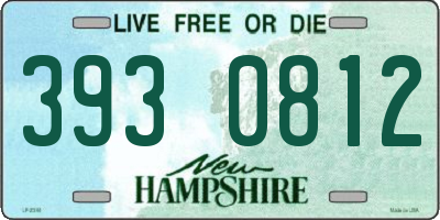 NH license plate 3930812