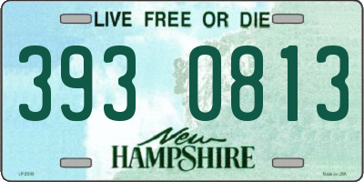 NH license plate 3930813