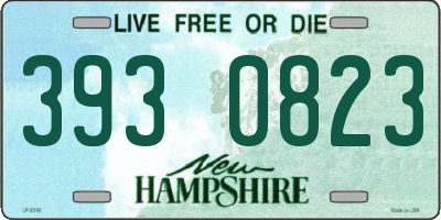 NH license plate 3930823