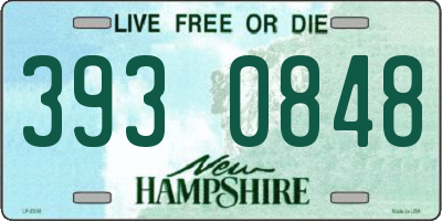 NH license plate 3930848