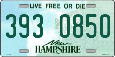 NH license plate 3930850
