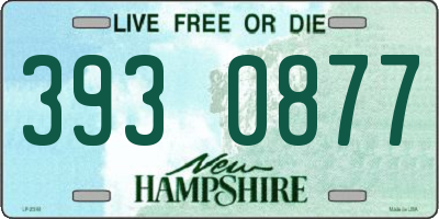 NH license plate 3930877