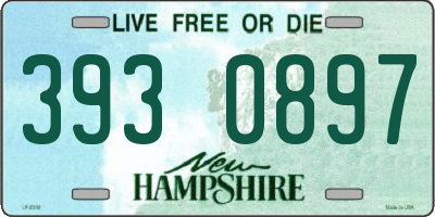 NH license plate 3930897