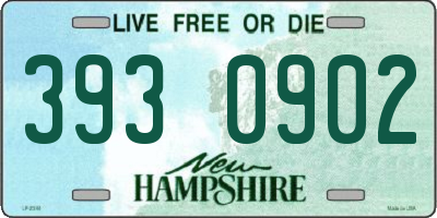 NH license plate 3930902