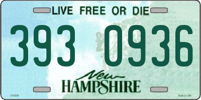 NH license plate 3930936