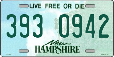NH license plate 3930942