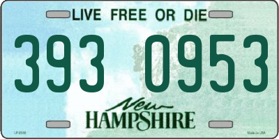 NH license plate 3930953