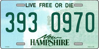 NH license plate 3930970