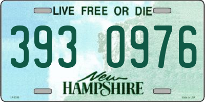 NH license plate 3930976