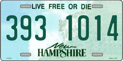 NH license plate 3931014