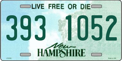 NH license plate 3931052