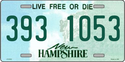 NH license plate 3931053