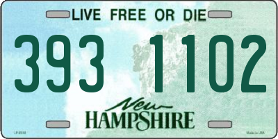 NH license plate 3931102