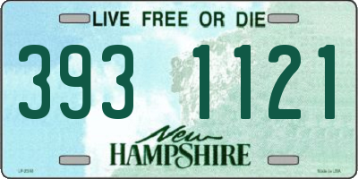 NH license plate 3931121