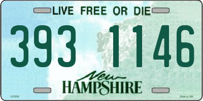 NH license plate 3931146