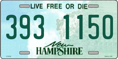 NH license plate 3931150