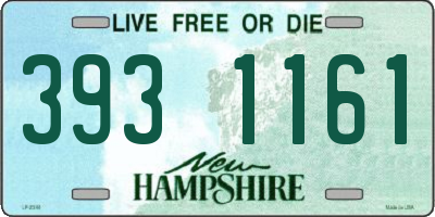 NH license plate 3931161