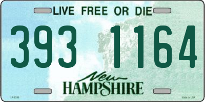 NH license plate 3931164