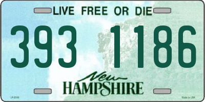 NH license plate 3931186