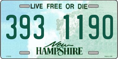 NH license plate 3931190