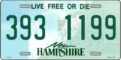 NH license plate 3931199