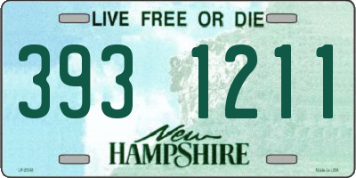NH license plate 3931211