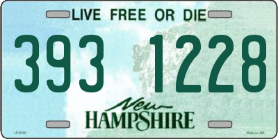 NH license plate 3931228